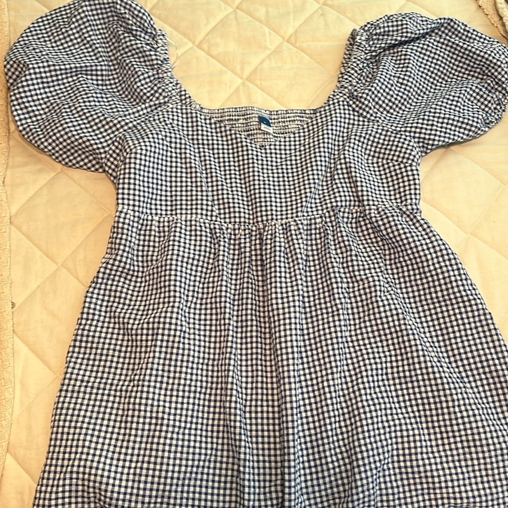 Old navy gingham mini dress